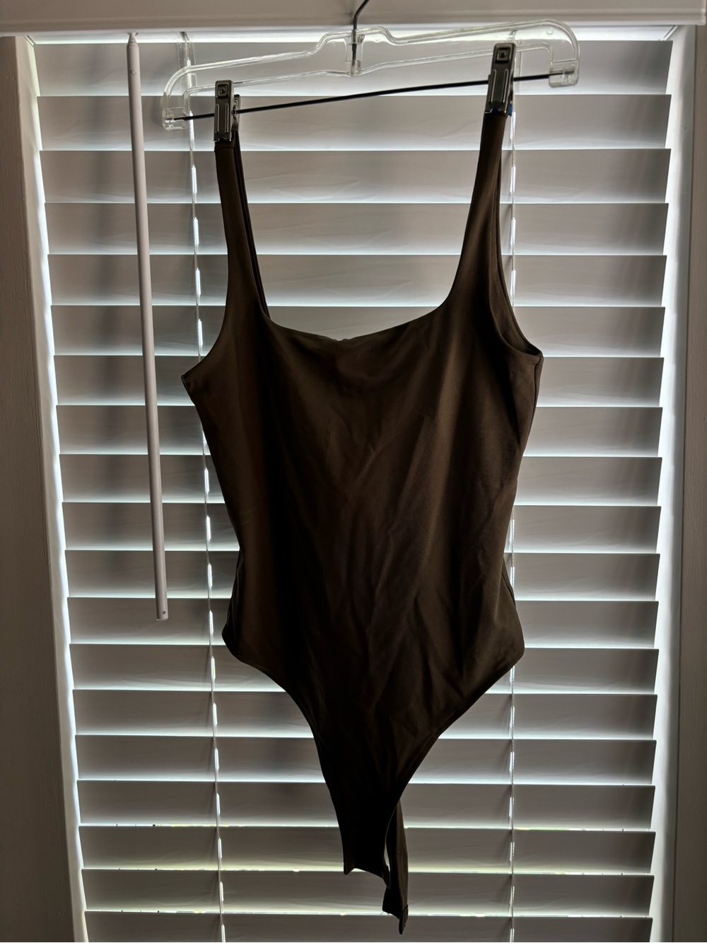 Classic Girls' One-Piece Swimsuit in Dark Brown